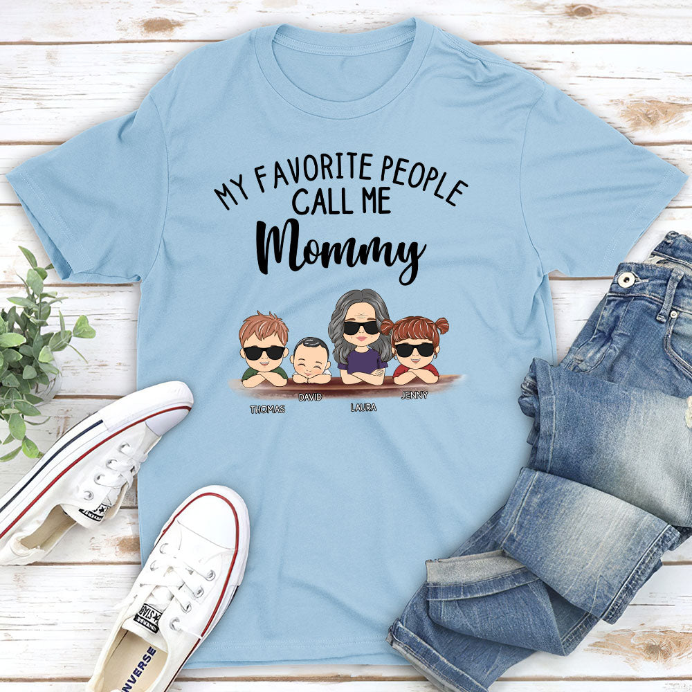 My Favorite People Call Me Granny - Personalized Custom Unisex T-shirt