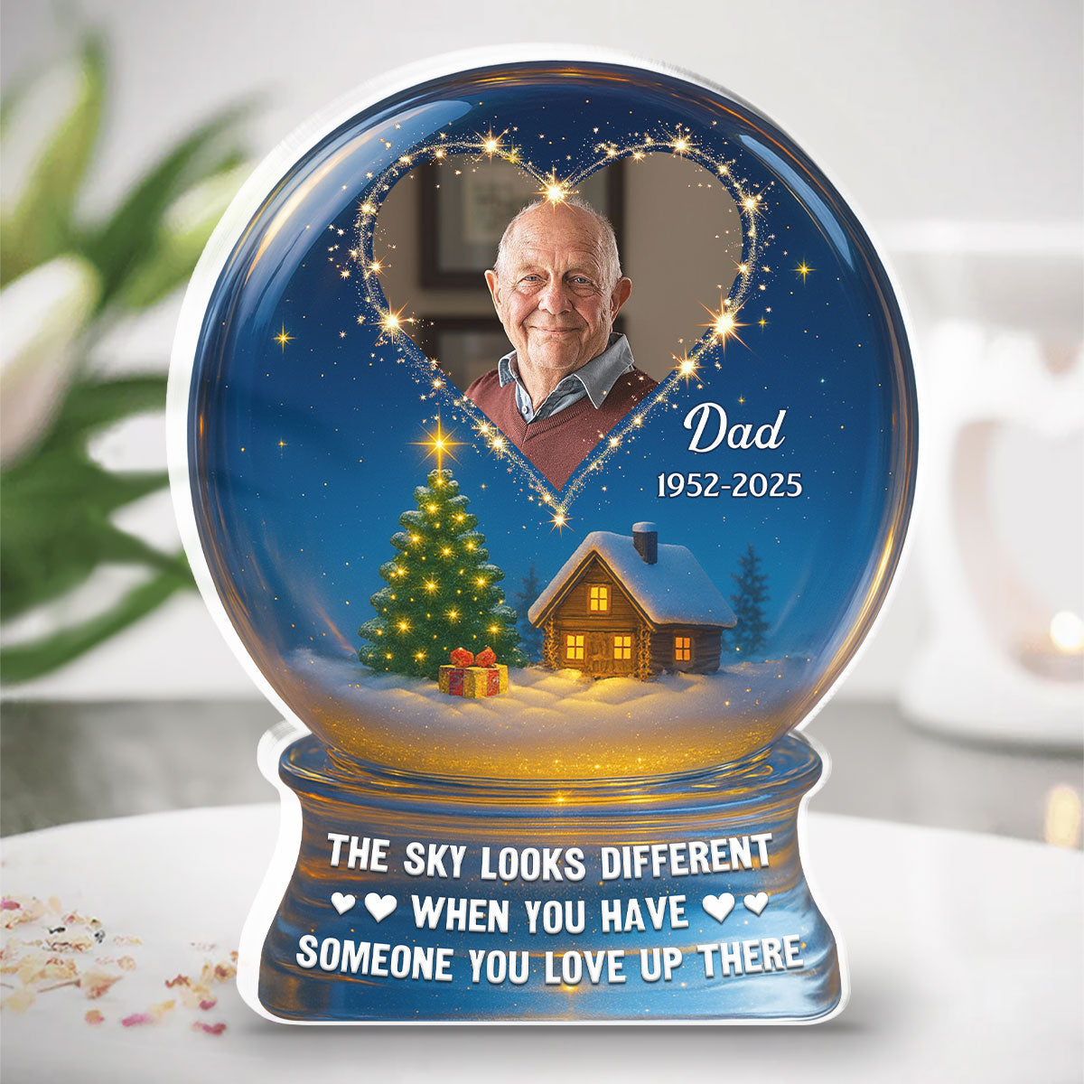 Sky Looks Different - Personalized Custom Acrylic Plaque