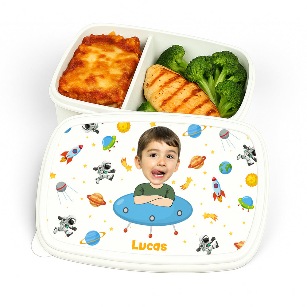 Astronaut In Space - Personalized Custom Lunch Box