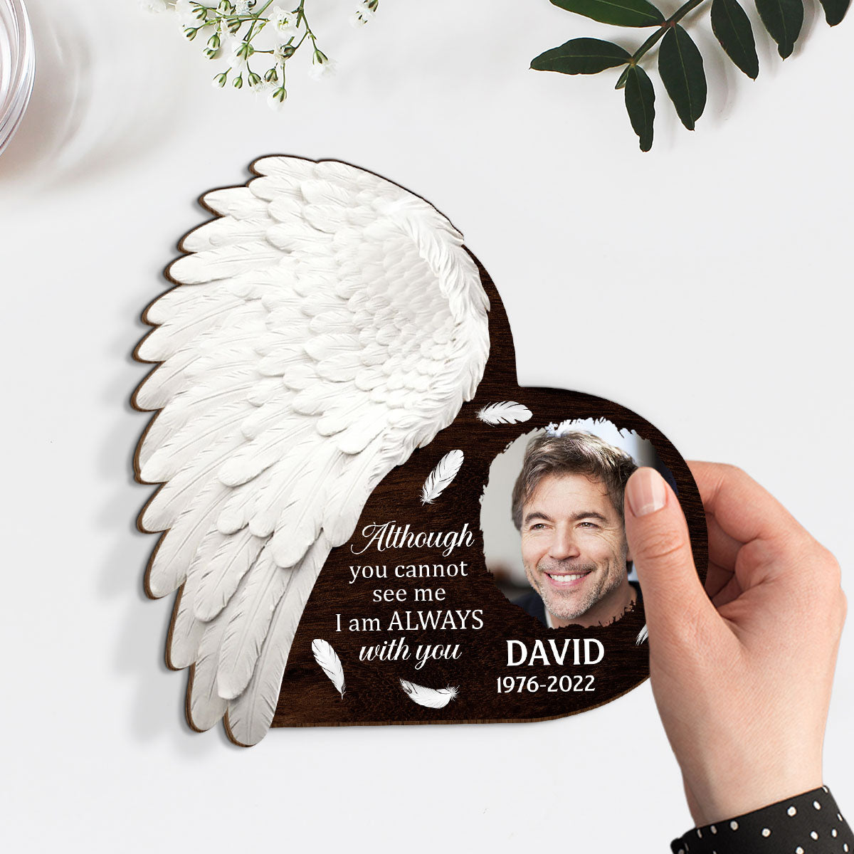 In My Heart - Personalized Wooden Plaque