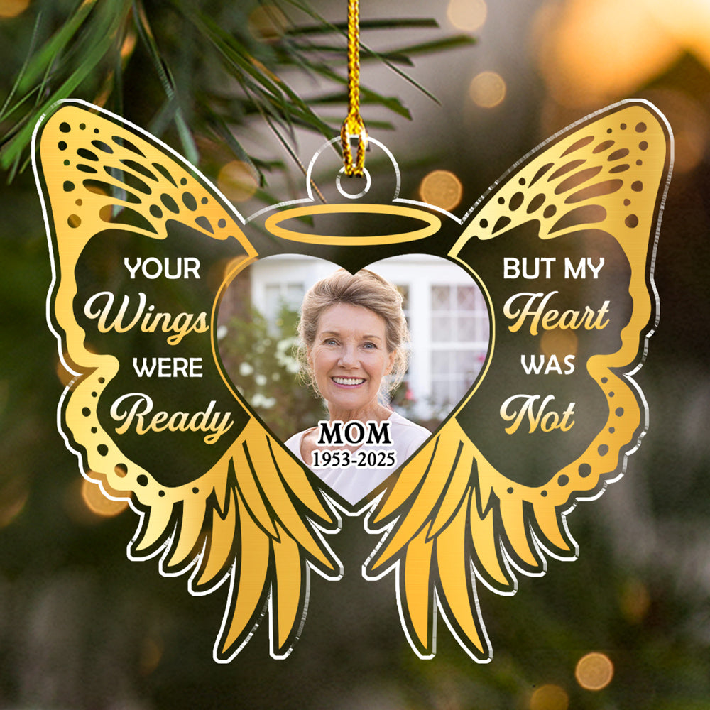 My Heart Was Not Ready - Personalized Custom Acrylic Ornament