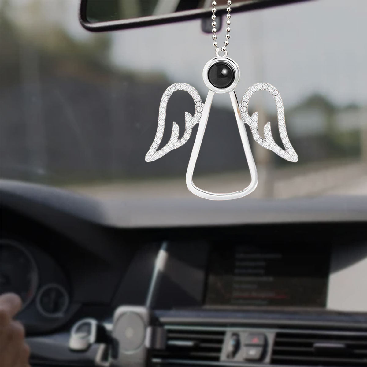 An Angel In Heaven - Personalized Custom Photo Angel Projection Car Ornament