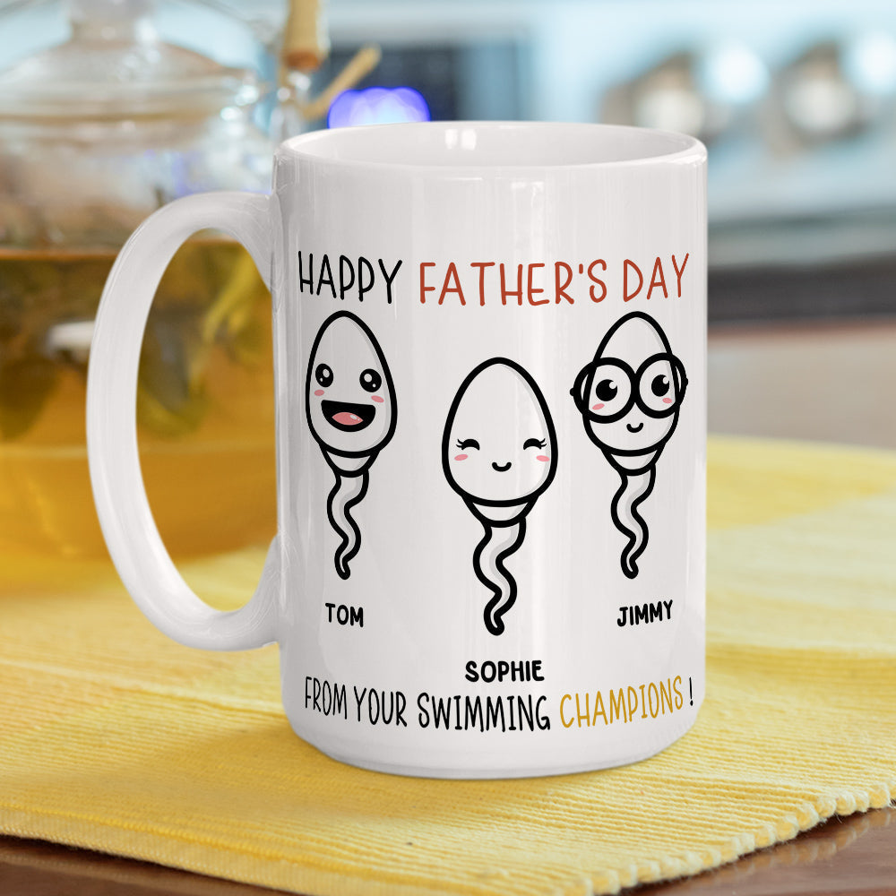 From Your Swimming Champions - Personalized Custom Mug