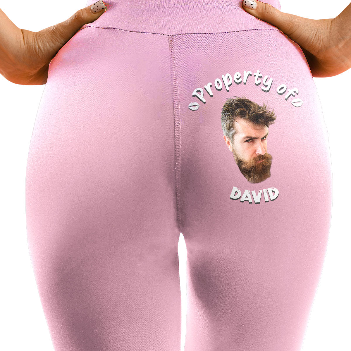 Property Of Him - Personalized Custom Leggings