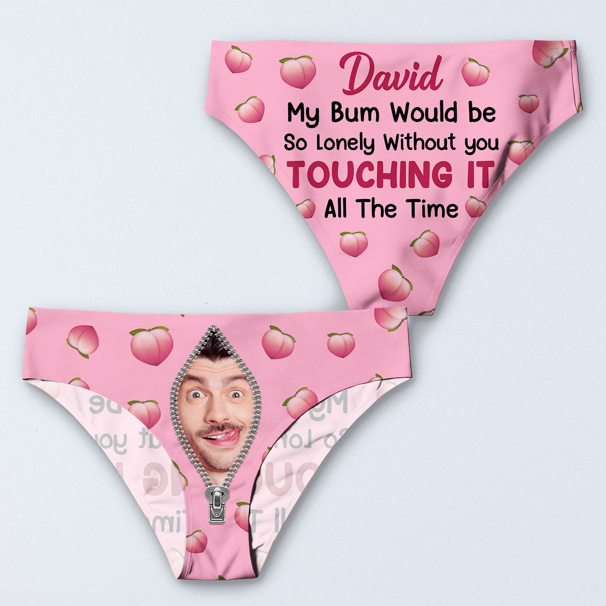 Touching It All The Time - Personalized Women Briefs