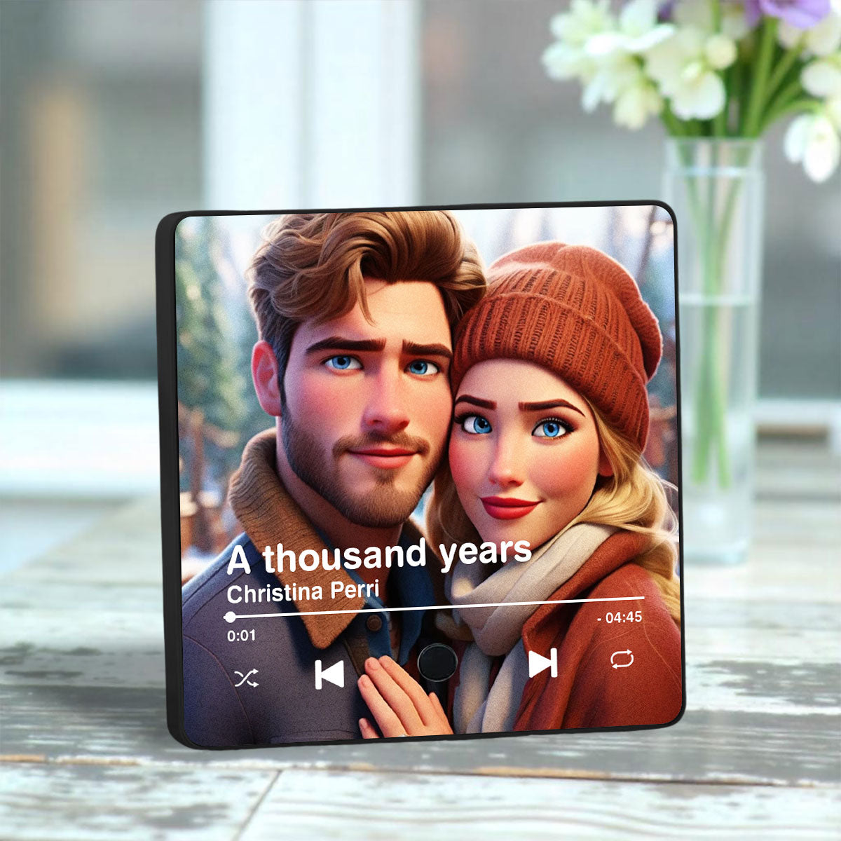 I Love You Forever - Personalized Custom Music Fridge Magnet