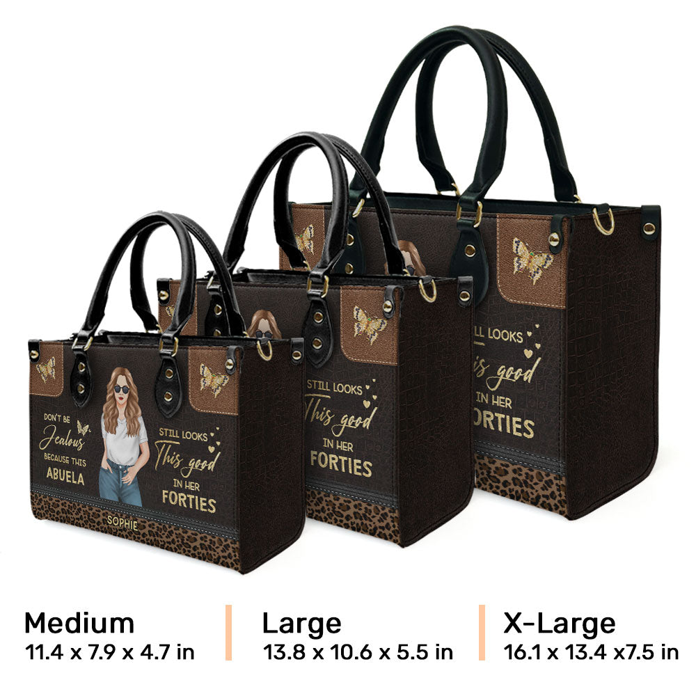 Dont Be Jealous - Personalized Custom Leather Bag