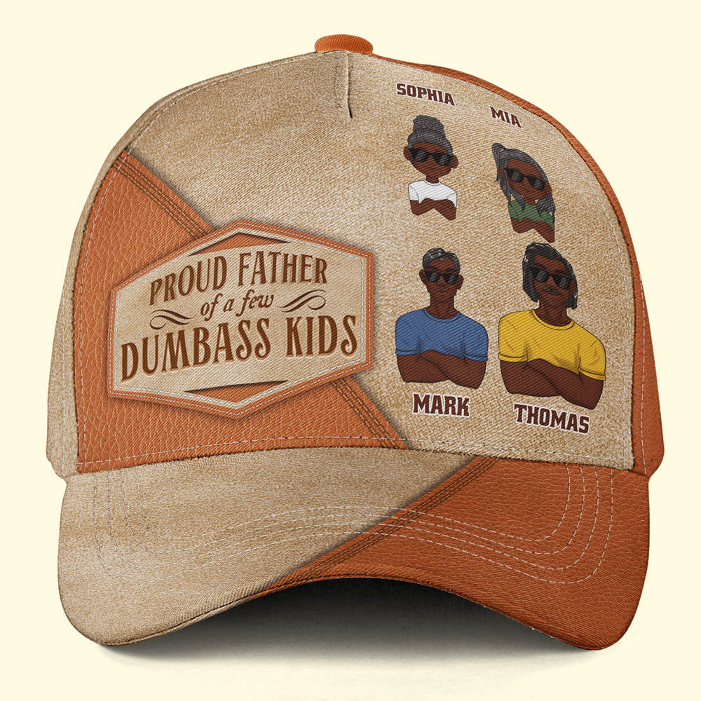 Proud Father Version 2 - Personalized Classic Cap