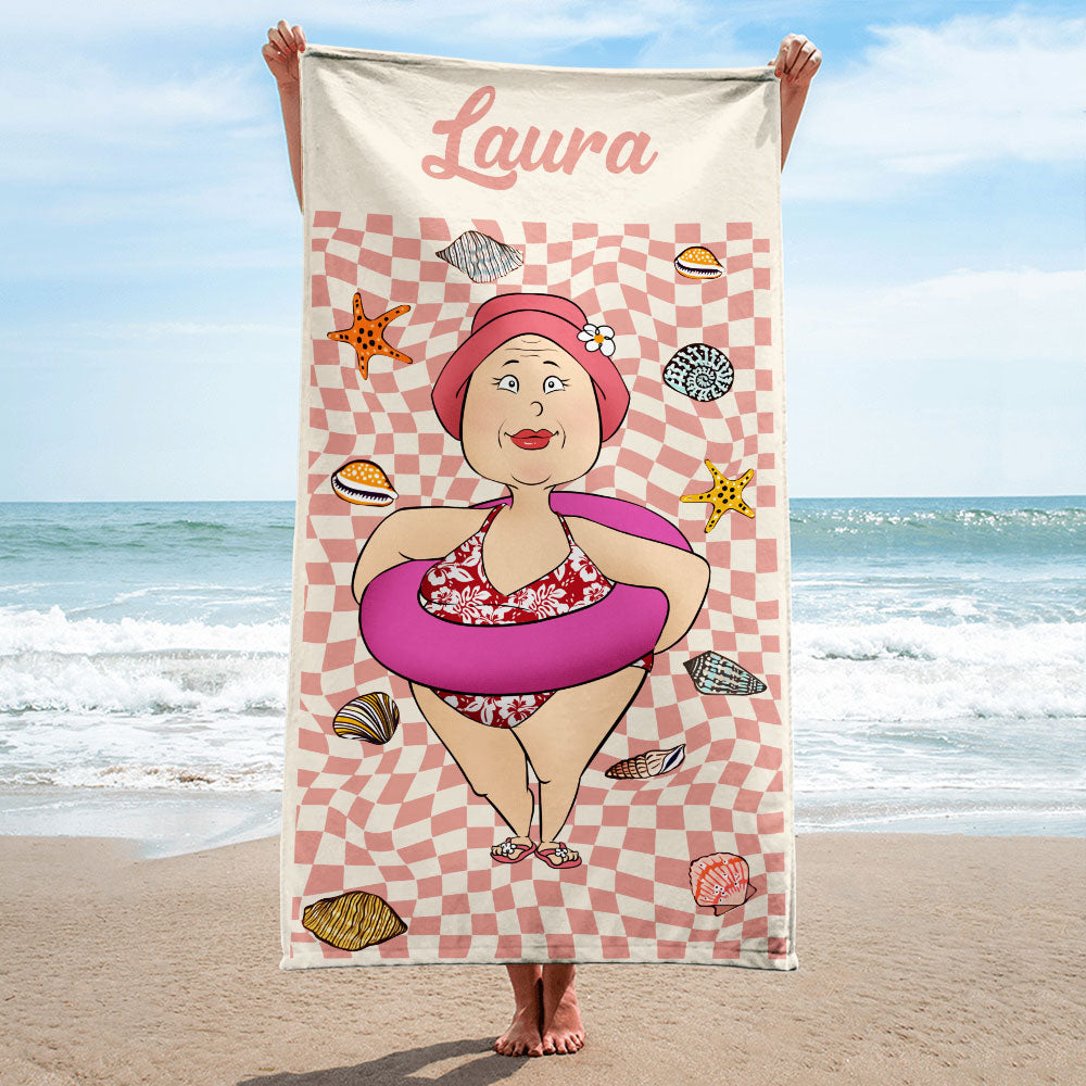 Enjoy Your Summer - Personalized Custom Beach Towel