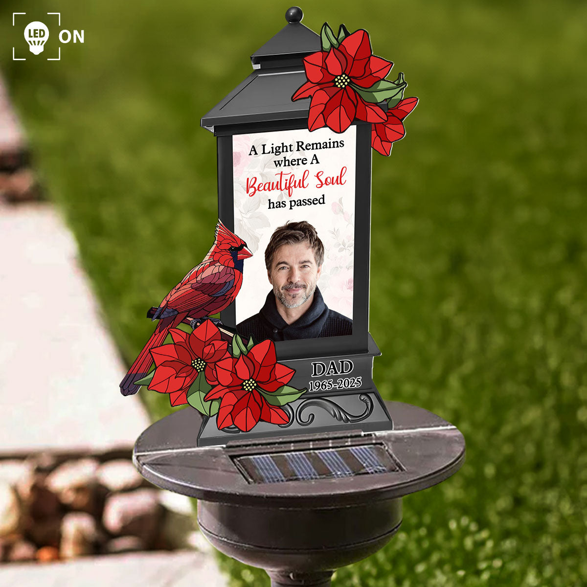 A Light Remains - Personalized Custom Solar Light