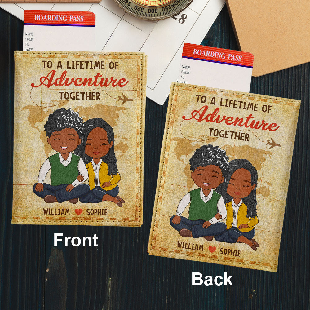 Adventure Together - Personalized Custom Passport Cover