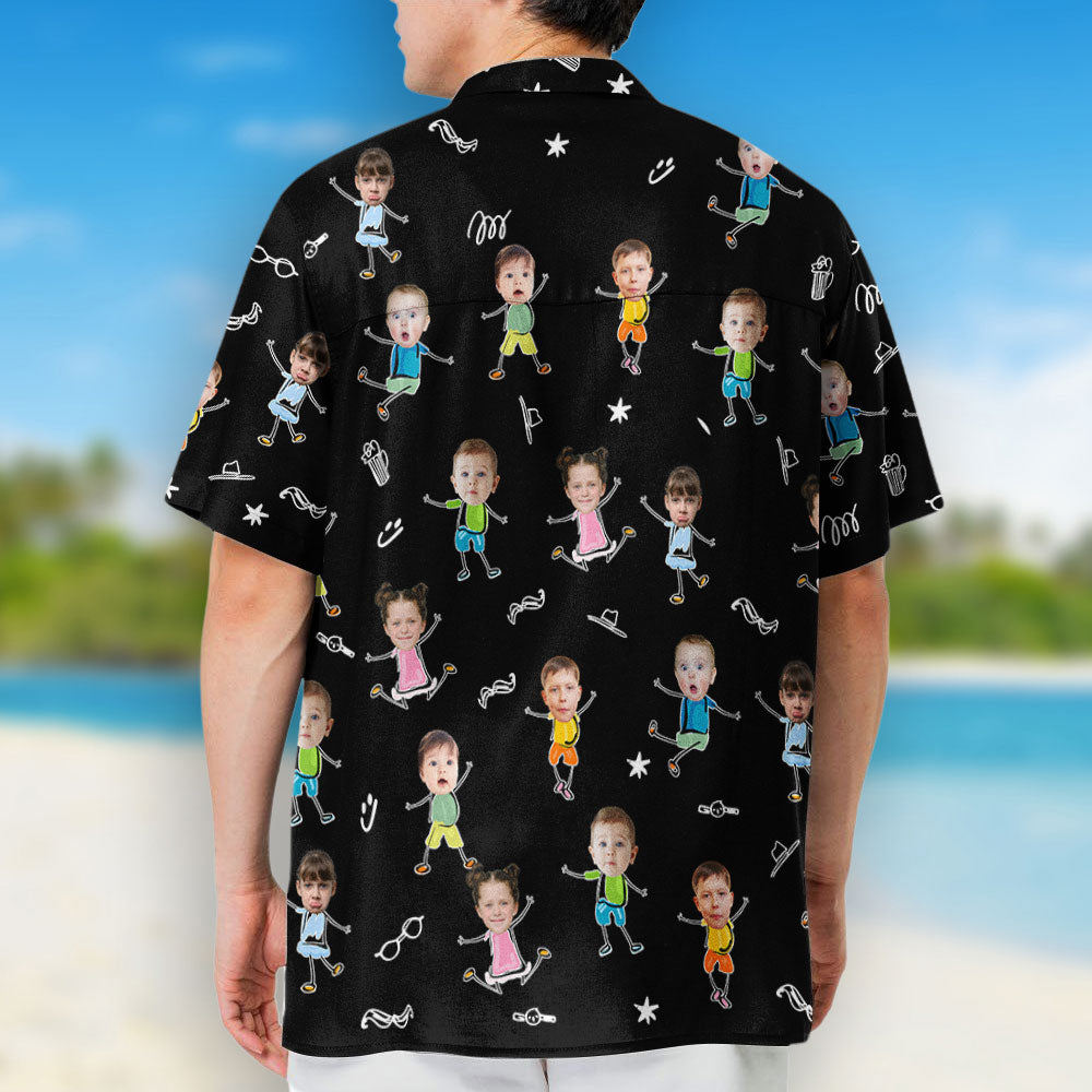 Grandpa This Belongs - Personalized Custom Hawaiian Shirt