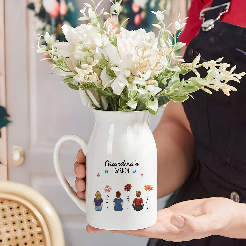 Wonderful Birth Month Flowers - Personalized Custom Home Decor Flower Vase