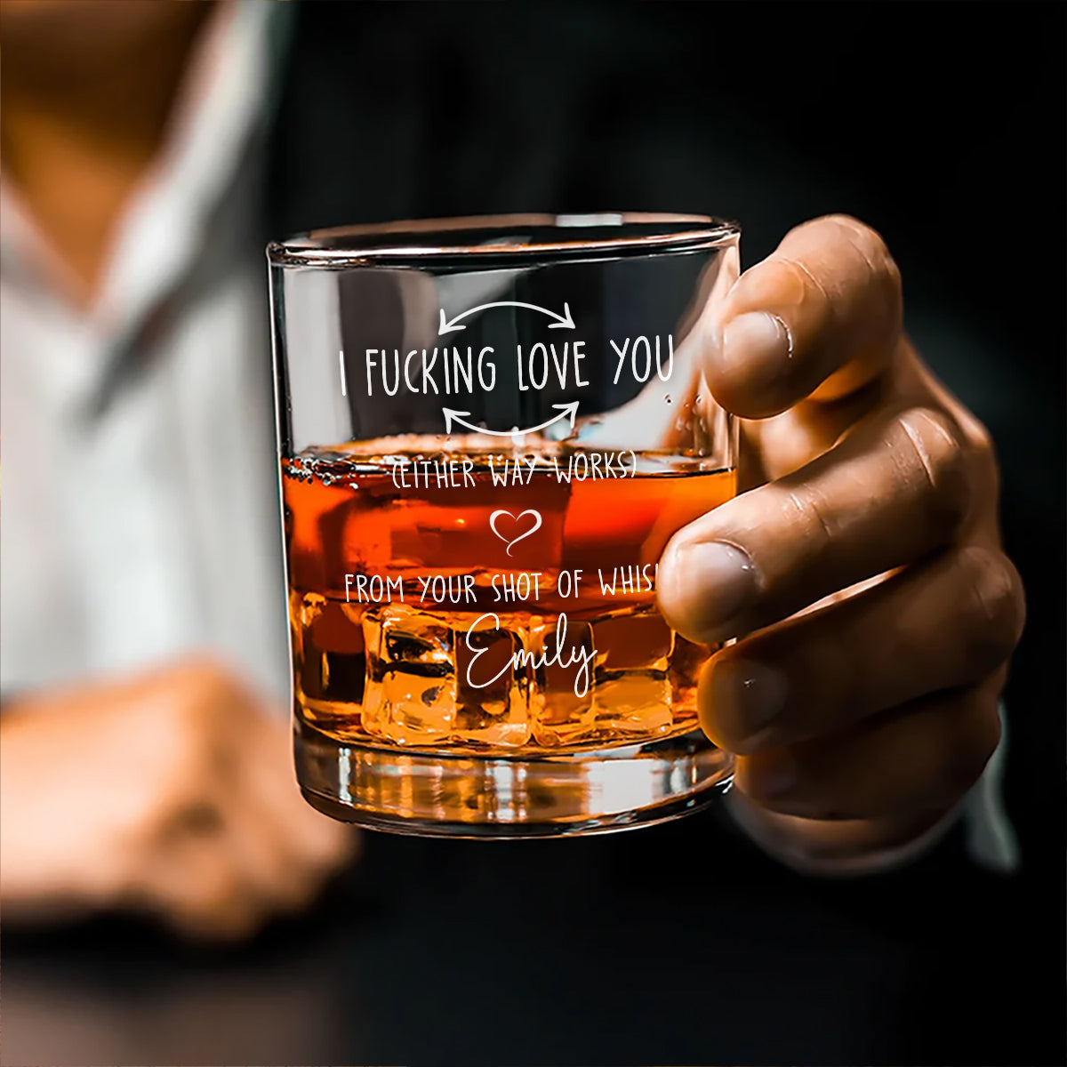 Thank You For The Wonderful Moments - Personalized Custom Whiskey Glass