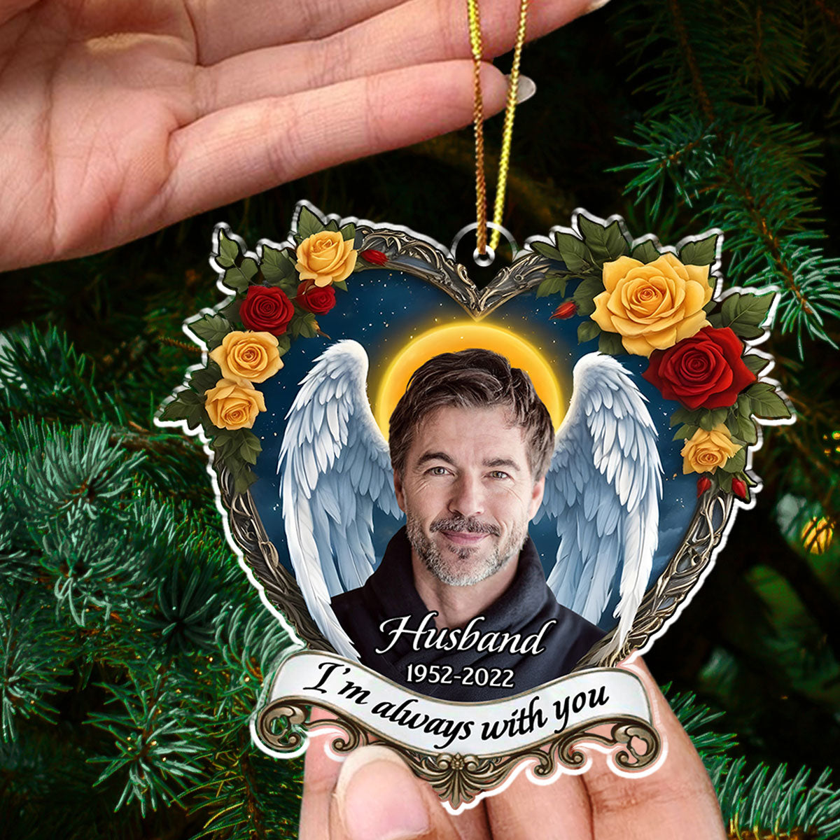 Forever Beside You - Personalized Custom Acrylic Ornament