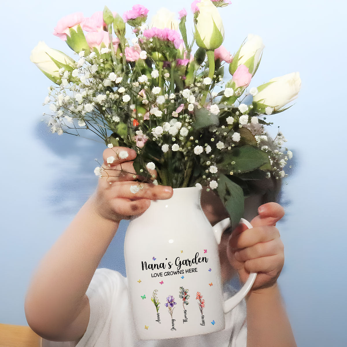 Where Love Grows - Personalized Custom Home Decor Flower Vase