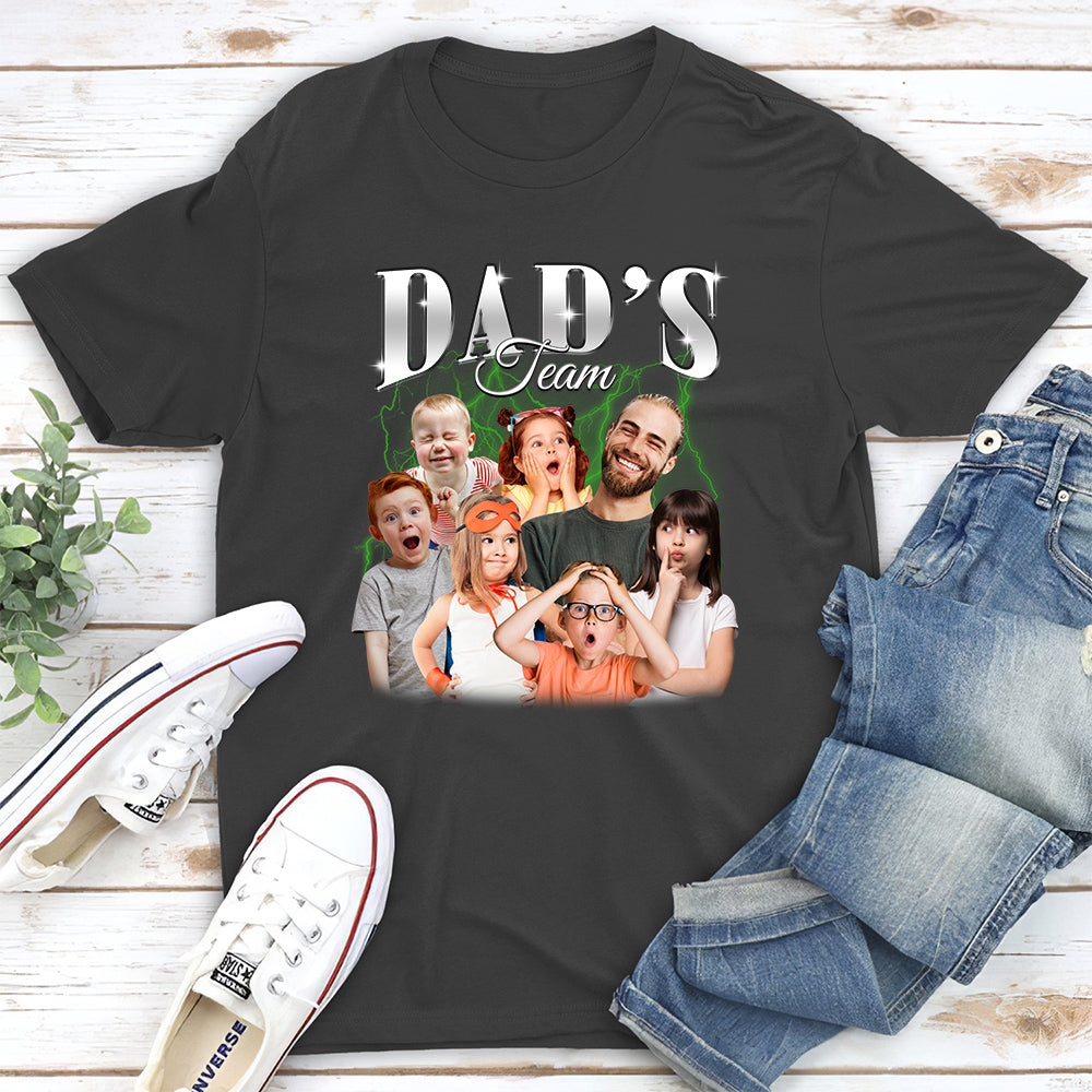 Team Of Daddy - Personalized Custom Shirt