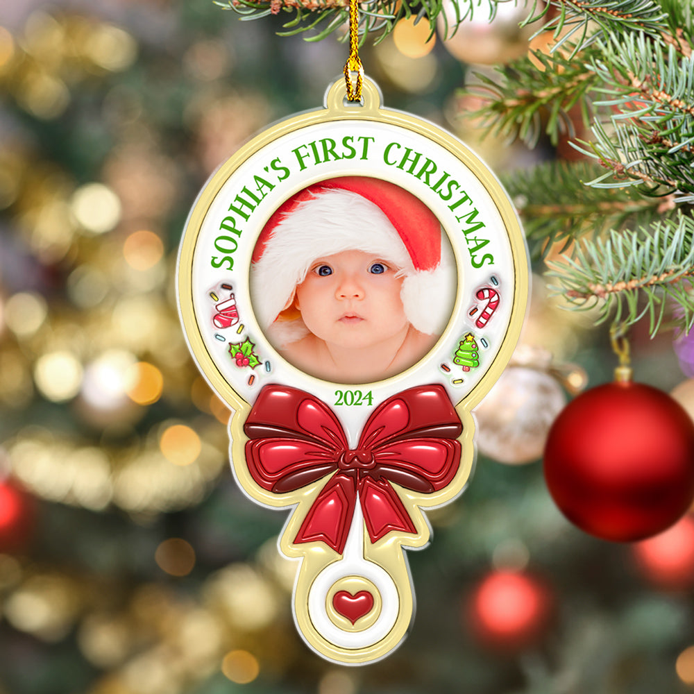 Lovely Baby - Personalized Custom 3D Inflated Effect Acrylic Ornament