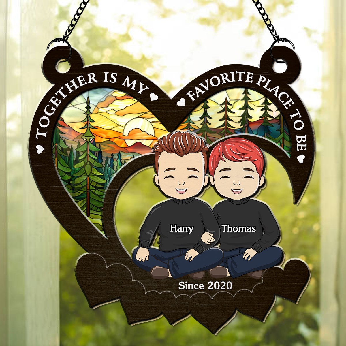 Favorite Place - Personalized Custom Suncatcher