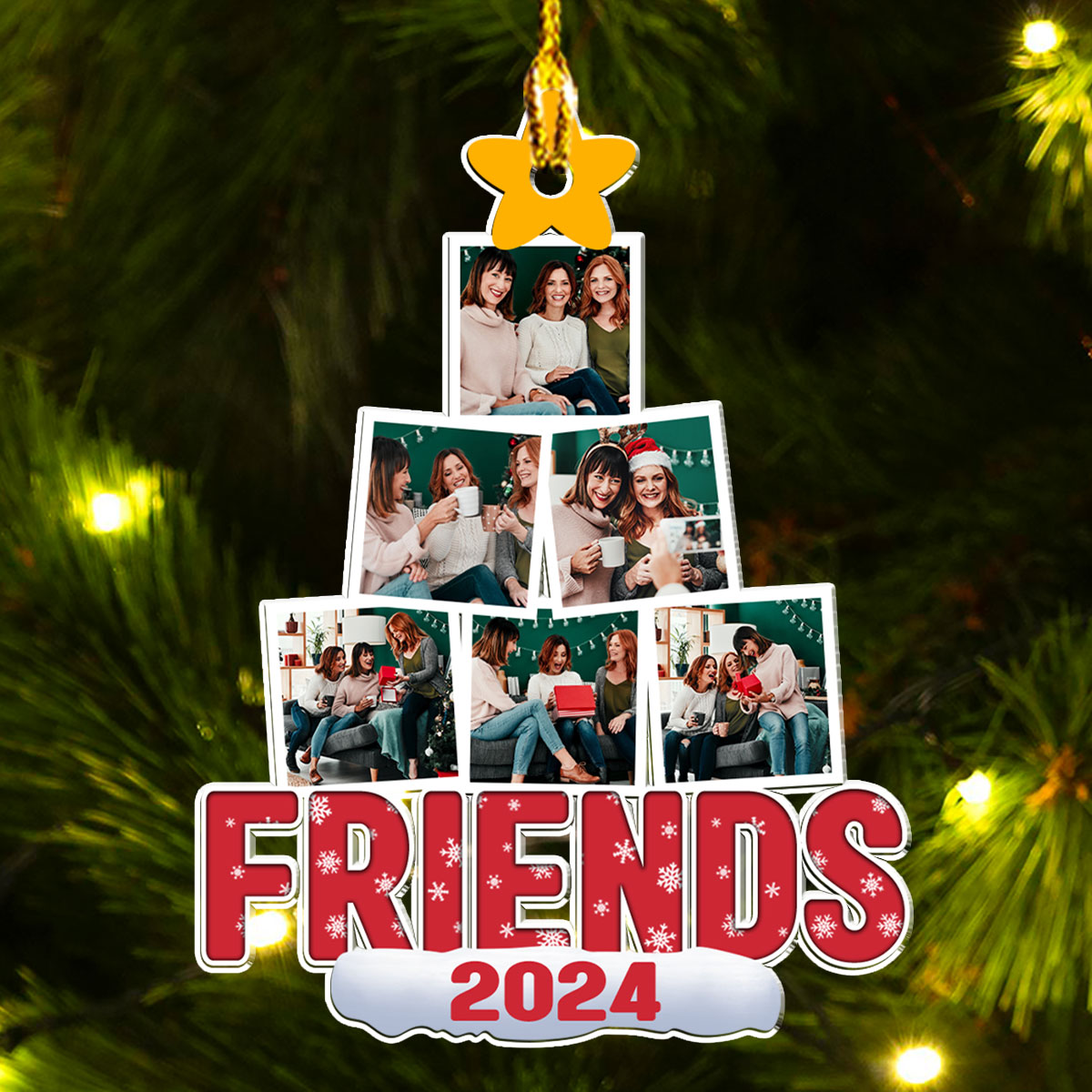 Besties 2024 - Personalized Custom Acrylic Ornament
