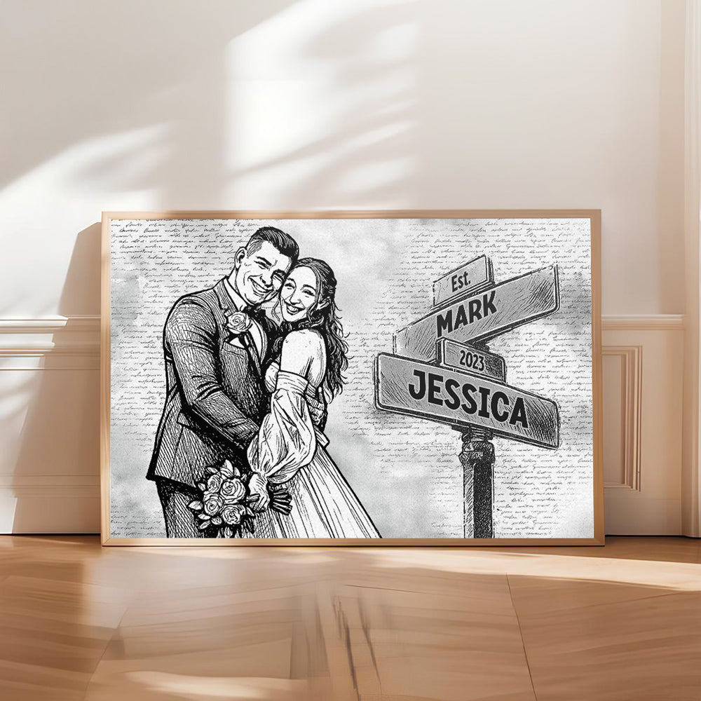 I Need You Because I Love You Version 2 - Personalized Custom Poster