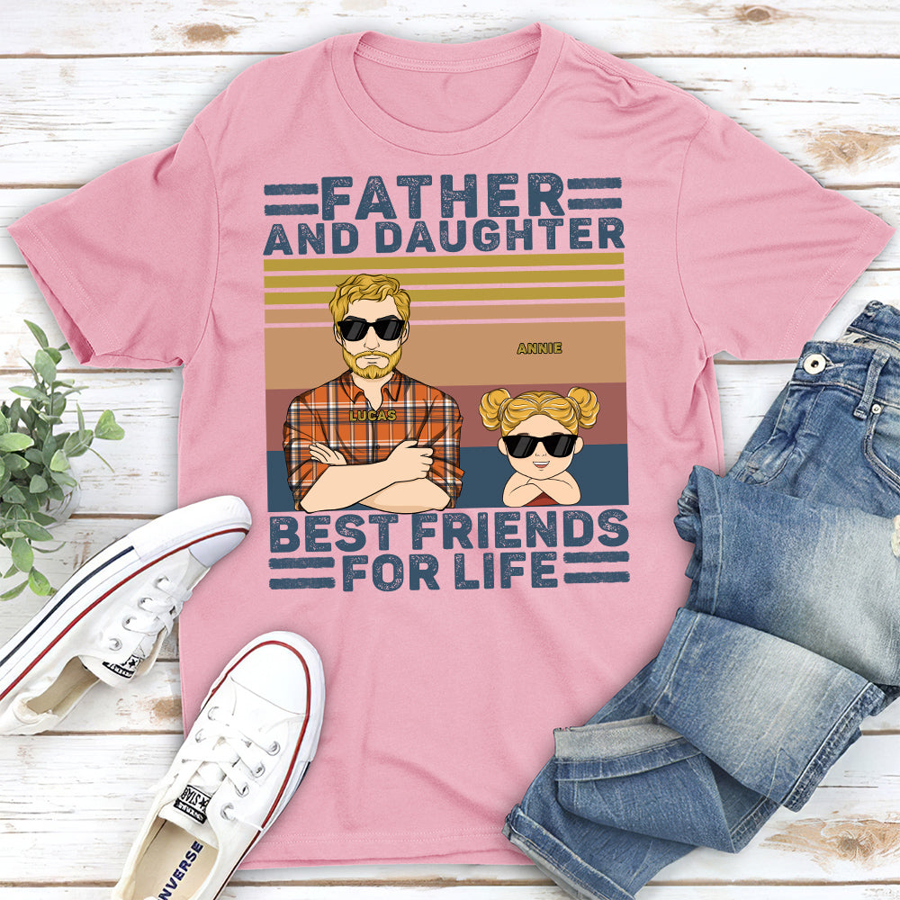 Father And Son Best Friends For Life - Personalized Custom Shirt