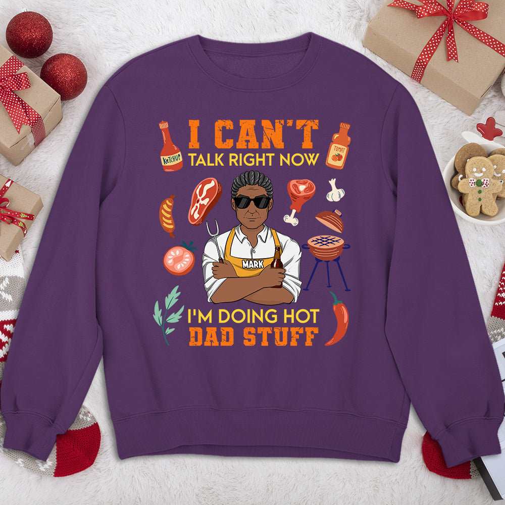 Doing Hot Dad Stuff - Personalized Custom Shirt