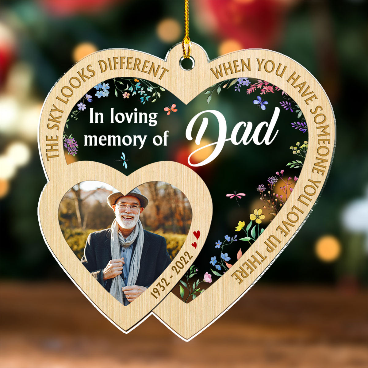 The Sky Looks Different - Personalized Custom Acrylic Ornament