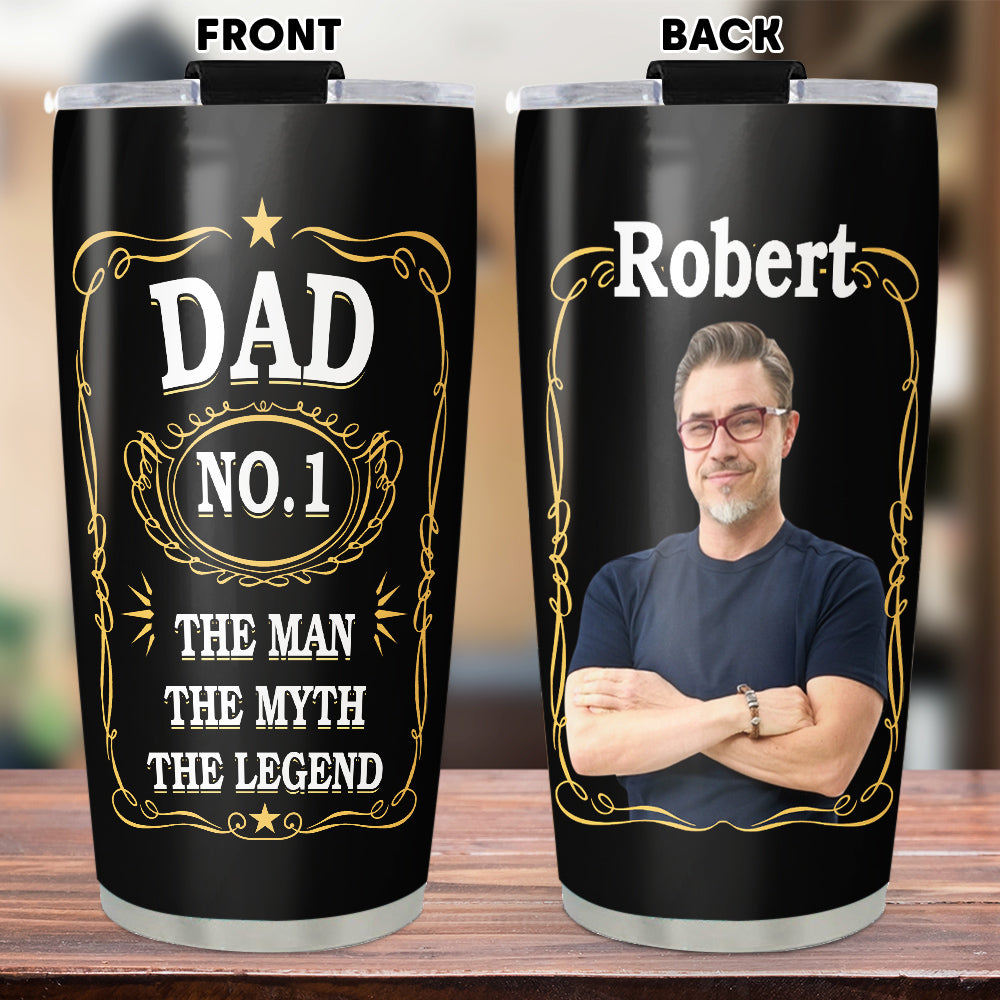 No 1 Dad - Personalized Custom Tumbler