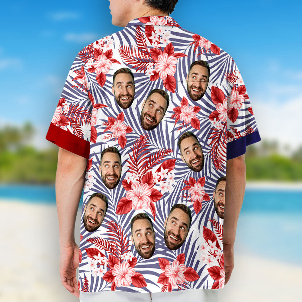 Floral Hawaiian Shirt - Personalized Custom Hawaiian Shirt