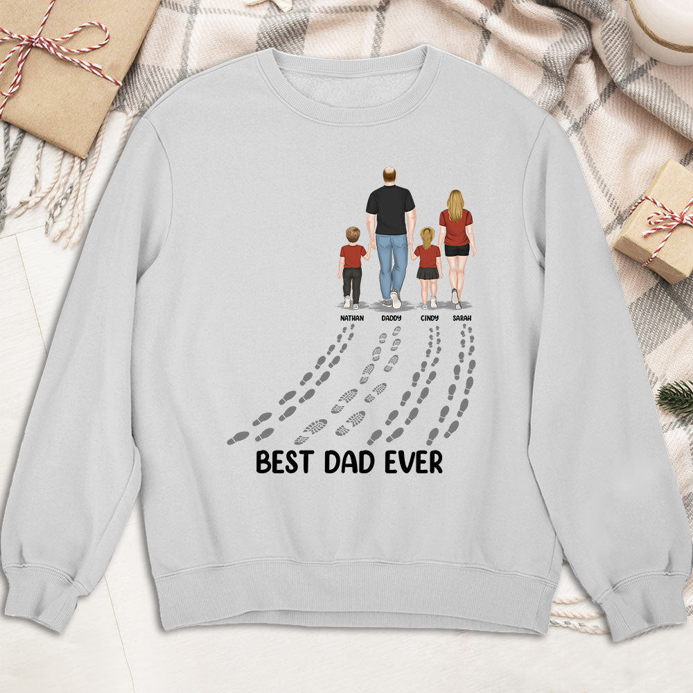 Happy Fathers Day Best Dad Ever - Personalized Custom Shirt