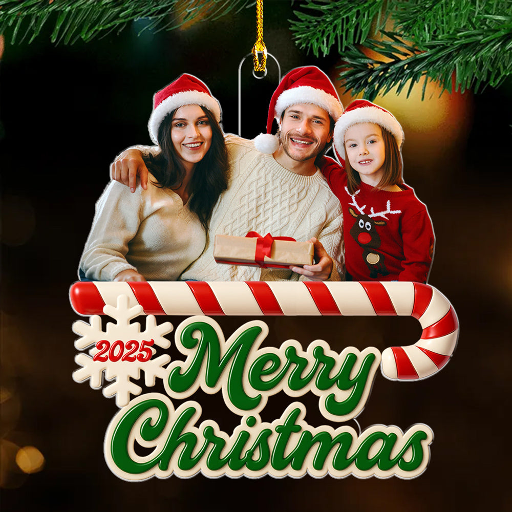 As A Family Photo - Personalized Custom Acrylic Ornament