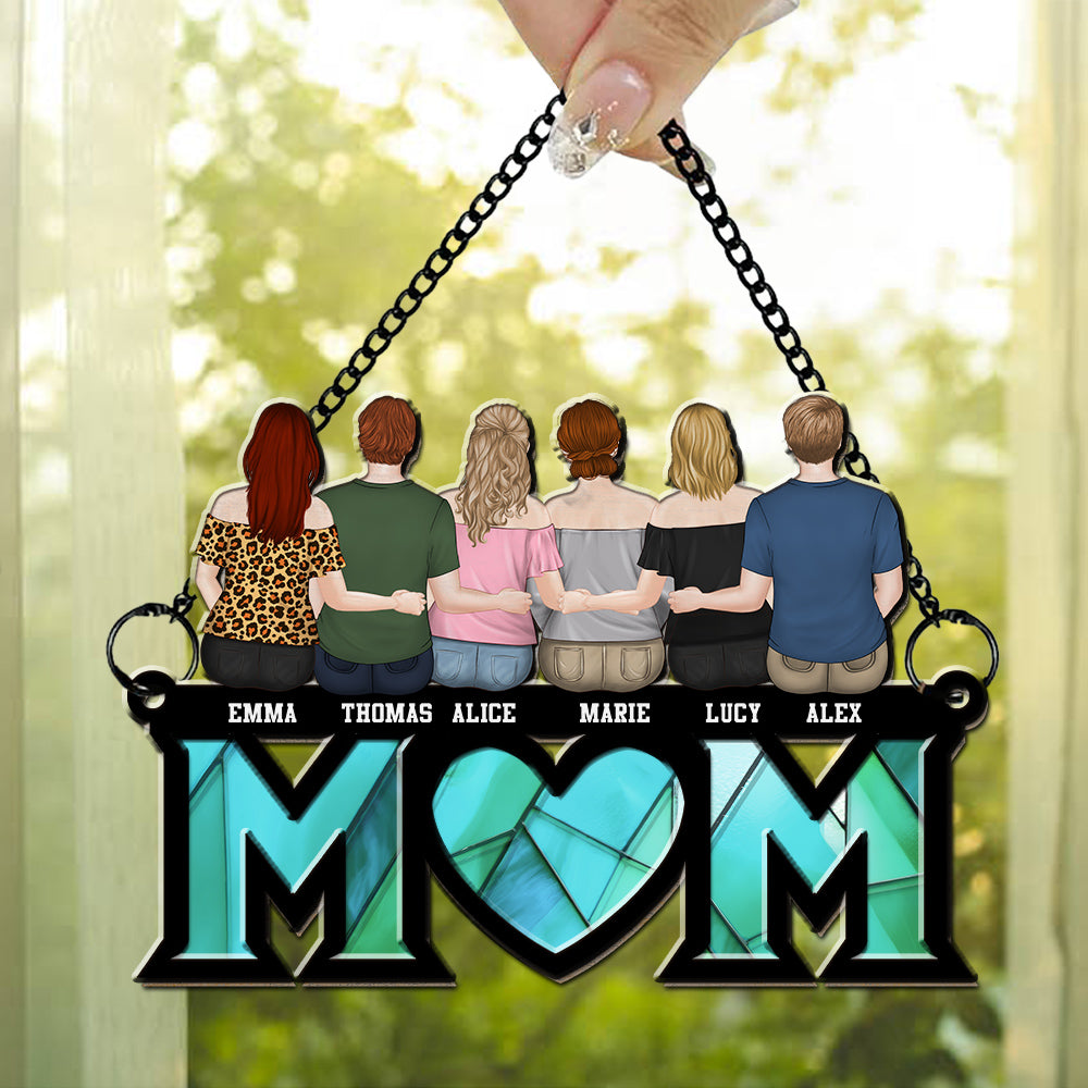 Mother And Daughter Bond - Personalized Custom Suncatcher