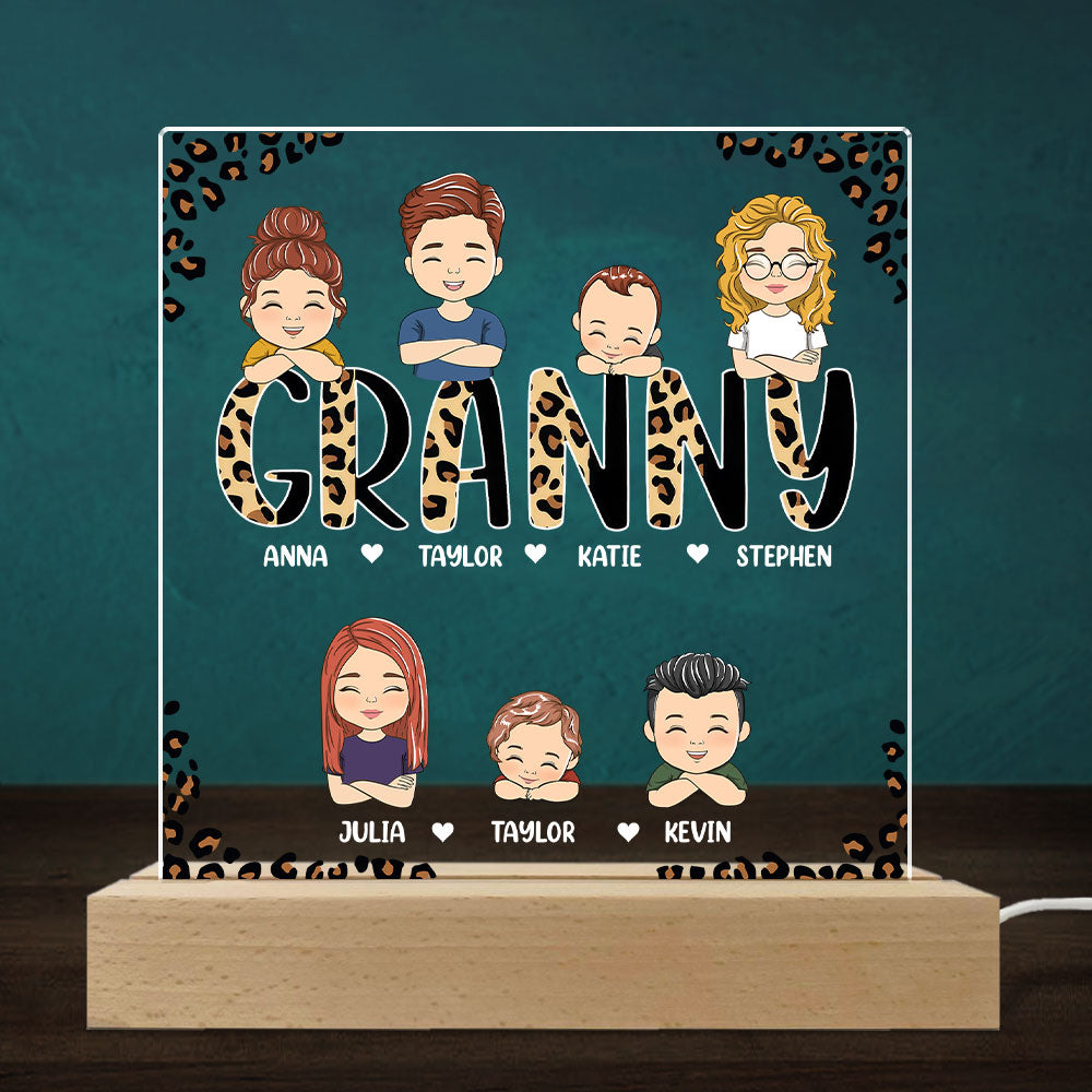 Leopard Nana Title - Personalized Custom LED Light