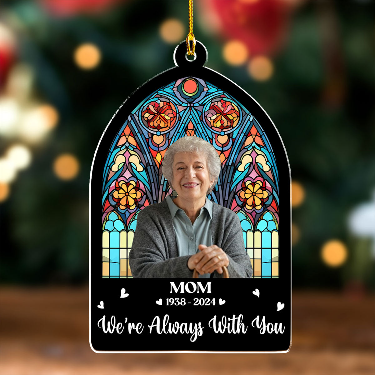A Little Bit Of Heaven In Our Home - Personalized Custom Acrylic Ornament