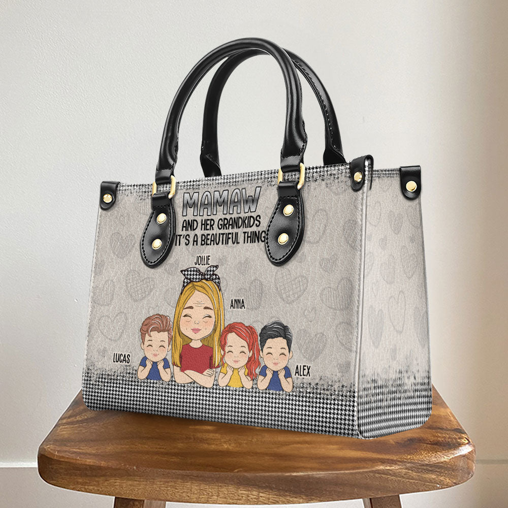 It Is A Beautiful Thing - Personalized Custom Leather Bag
