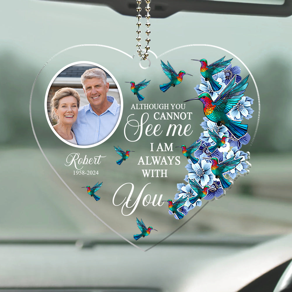 Hold You In My Heart - Personalized Acrylic Car Ornament