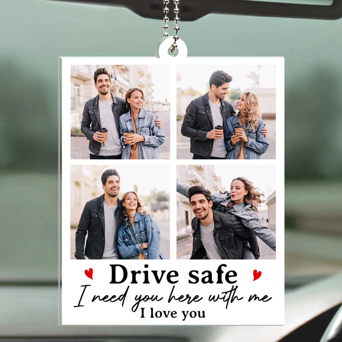 Drive Safe My Love - Personalized Custom Car Ornament
