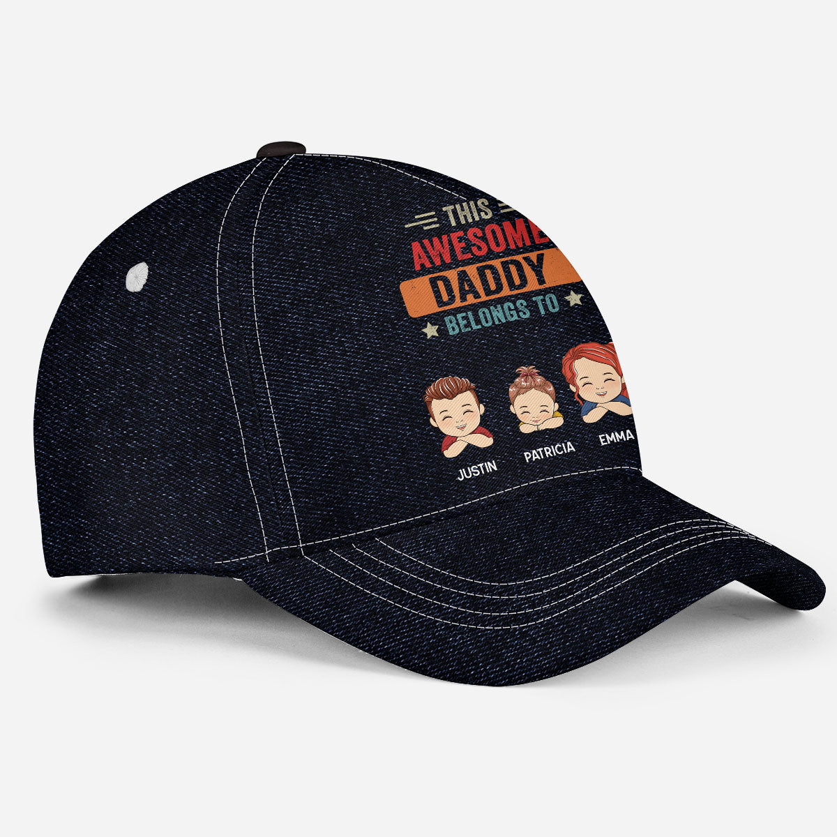 Awesome Daddy - Personalized Classic Cap