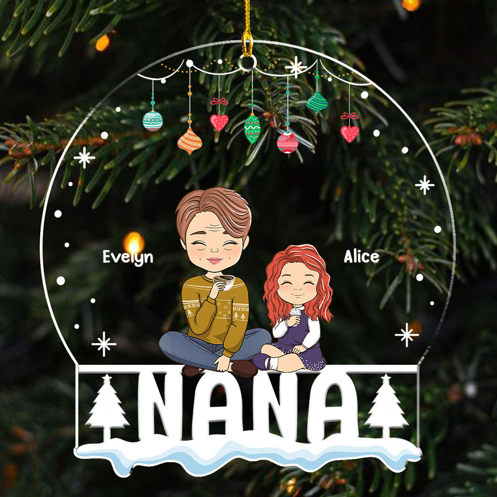 Warmly Christmas - Personalized Custom Acrylic Ornament