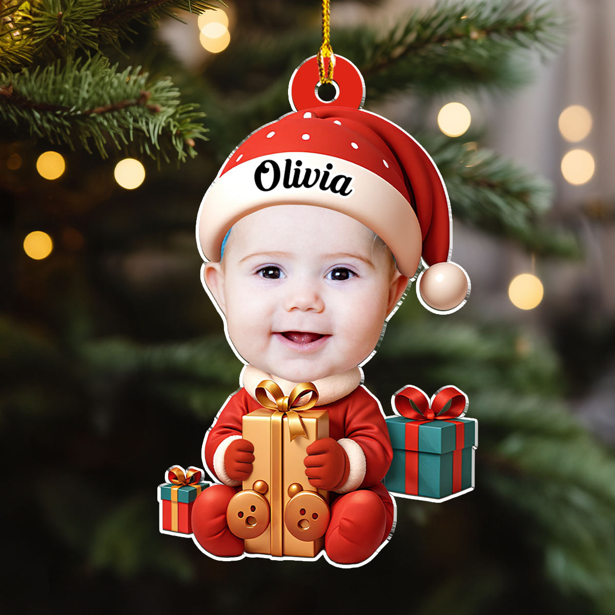 Little Joy Christmas - Personalized Custom Acrylic Ornament
