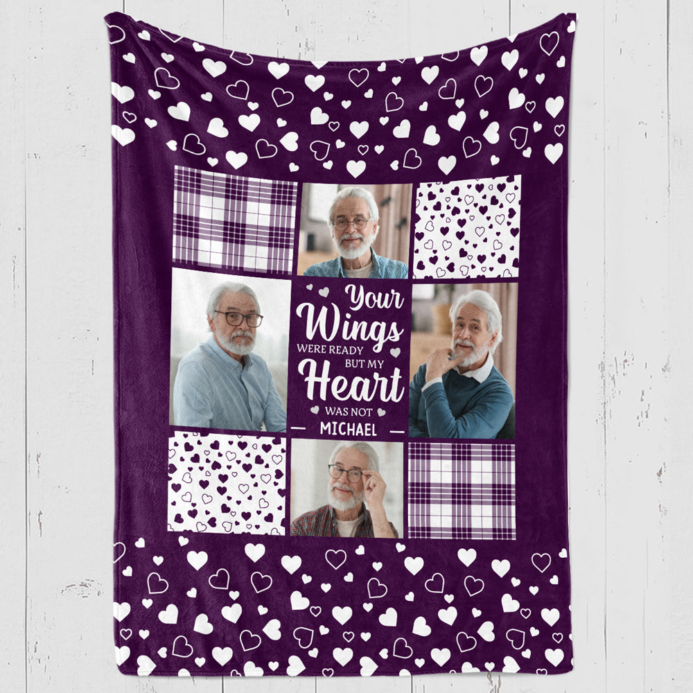 We Miss You - Personalized Custom Fleece Blanket