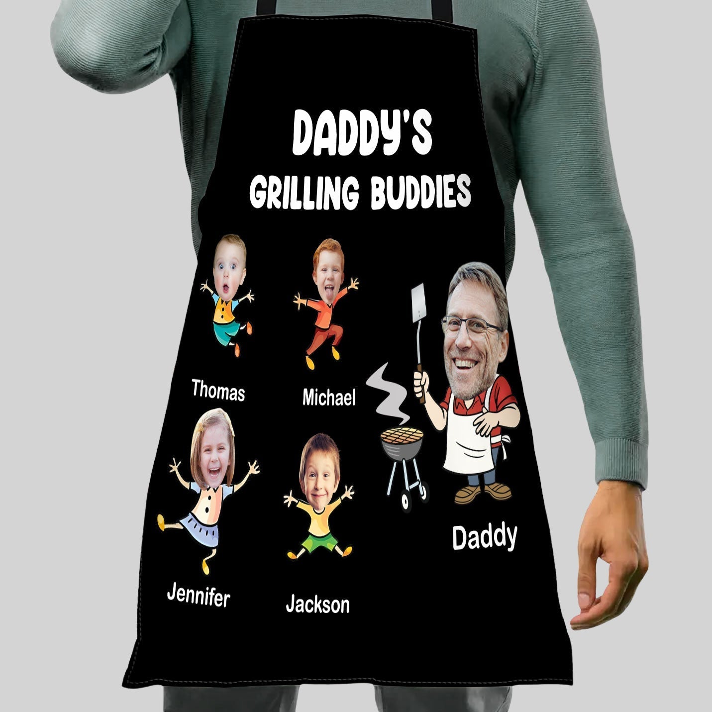 Grilling Together - Personalized Custom Apron