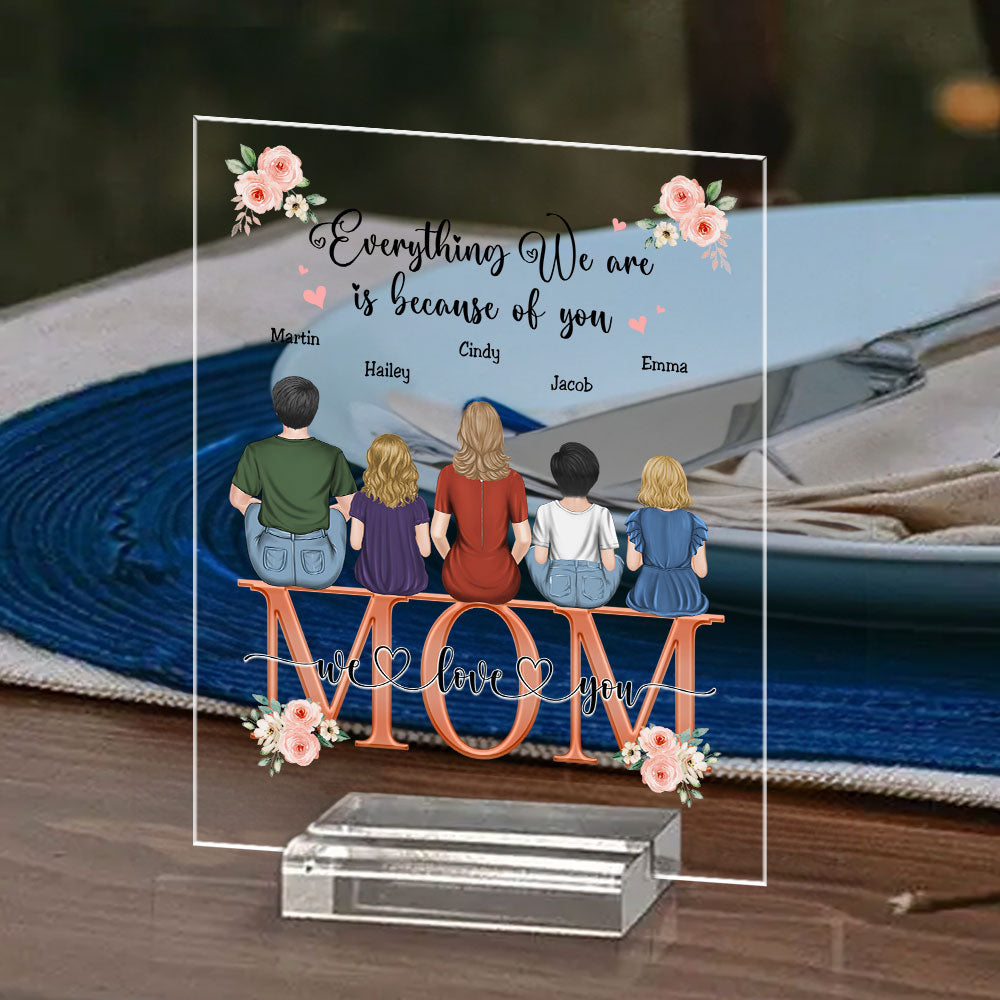 Everything I Am - Personalized Custom Acrylic Plaque With Base