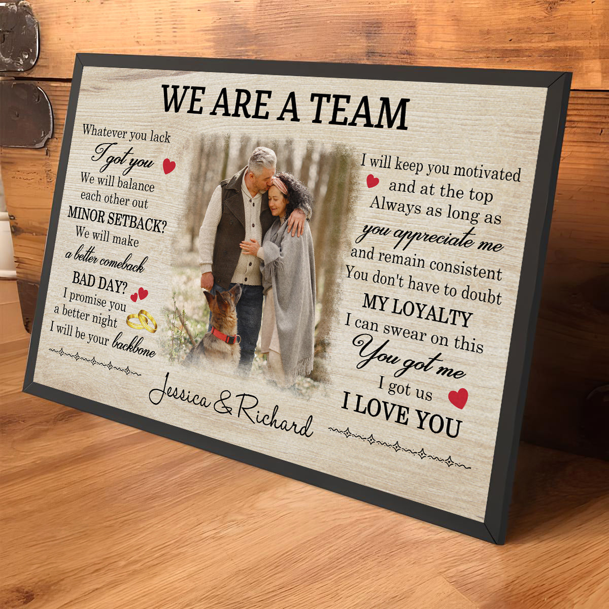 You Got Me I Got Us - Personalized Custom Poster