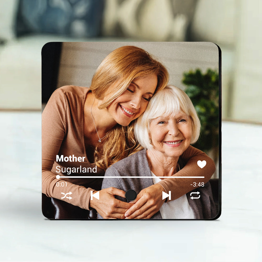 A Song For Mama - Personalized Custom Music Fridge Magnet