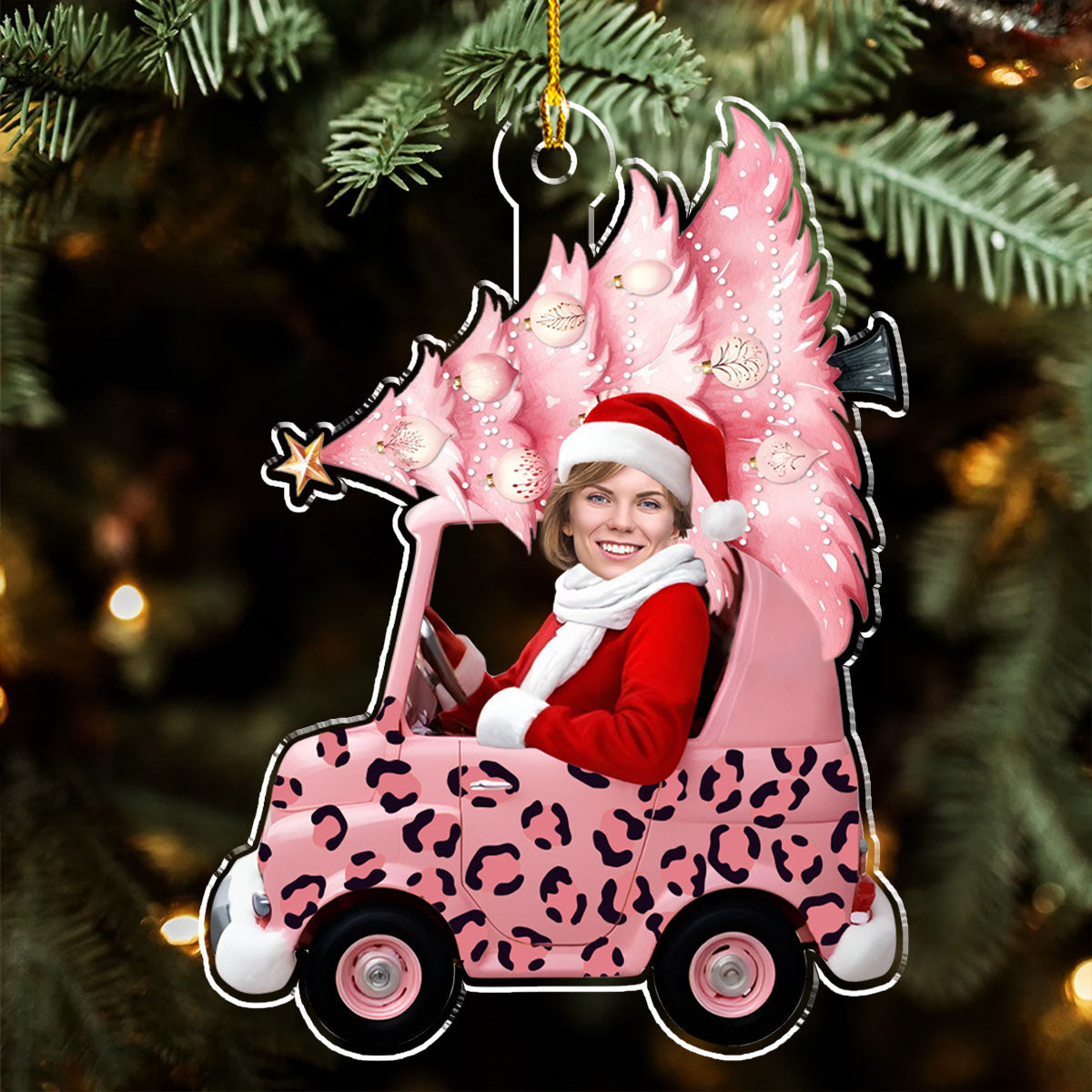 Happy Christmas - Personalized Custom Acrylic Ornament