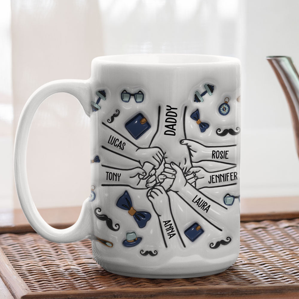 You Holding Hands - Personalized Custom 3D Inflated Effect Mug
