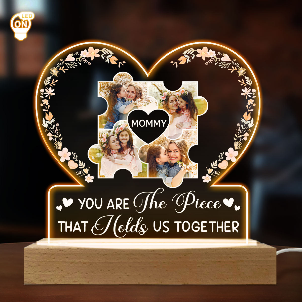 Hold Us Together - Personalized Custom LED Light