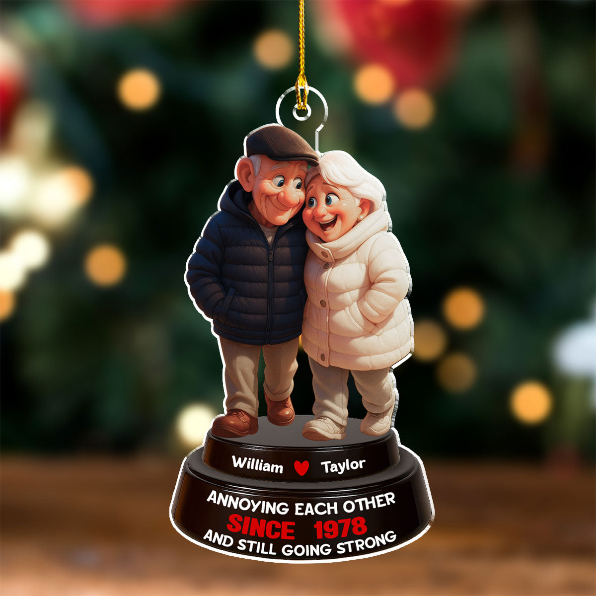 Forever Us - Personalized Custom Acrylic Ornament